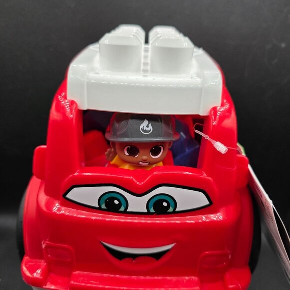 Mega Bloks Block Buddies Freddy Firetruck Toy 6 Pieces Age 1+ FSC Eco-Friendly P - Picture 5 of 9